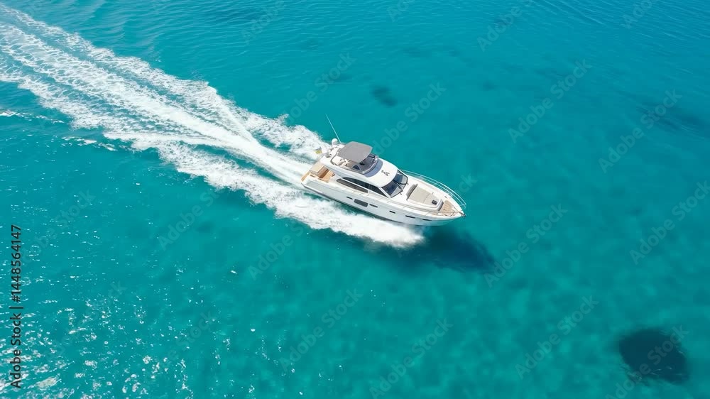 Relaxing Trip on a Luxury Boat Exploring Open Sea with Clear Skies Gentle Waves and Stunning Coastlines 4k video Relaxing Trip on a Luxury Boat Exploring Open Sea with Clear Skies Gentle Waves and Stunning Coastlines 4k video