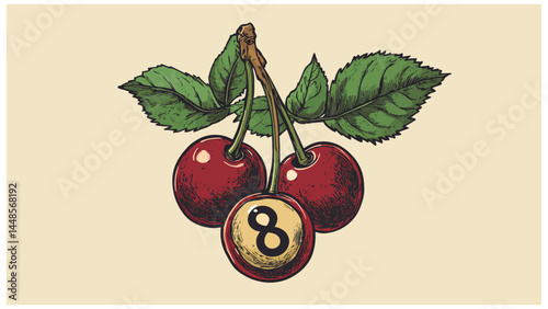 cherry vector illustration