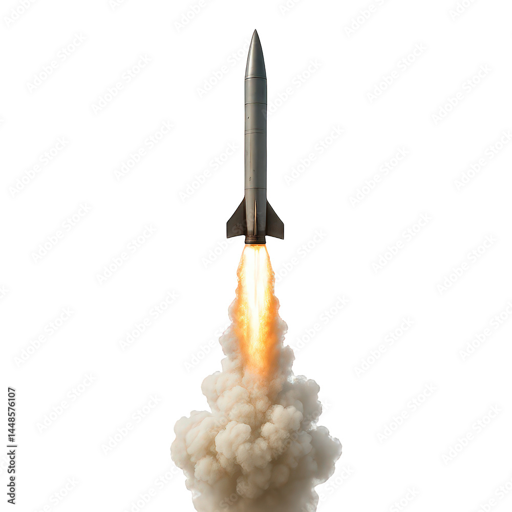 custom made wallpaper toronto digitalThe sleek metallic rocket blasts off from the ground, generating a massive plume of fiery orange exhaust and billowing white.