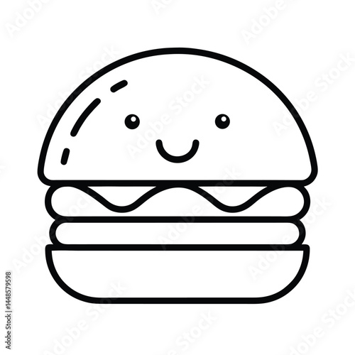 burger cartoon character