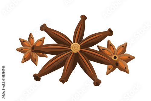 Dried Cloves Isolated on White Background