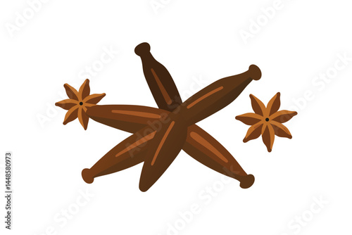 Dried Cloves Isolated on White Background