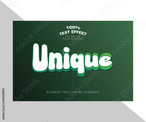 Text effect in eye catching color and text logo with effect, text can be changed.
