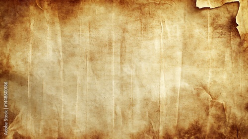 Aged Brown Vintage Paper Texture Background Grunge Design Antique Style Old Paper worn past time    