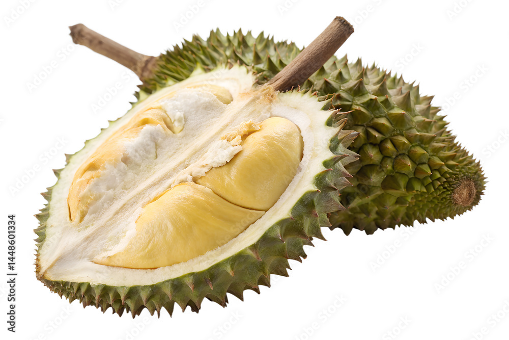 Obraz premium durian isolated on white background