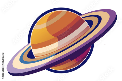 saturn and its rings