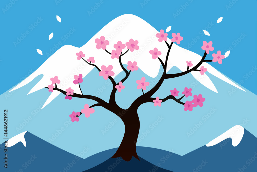 Obraz premium winter landscape with snow