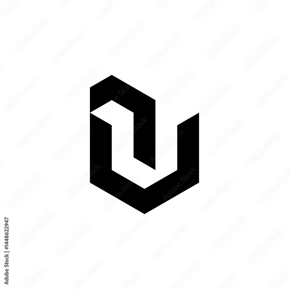 letter U logo letter U logo