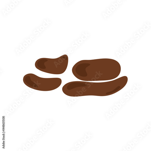 Bristol stool vector cartoon illustration