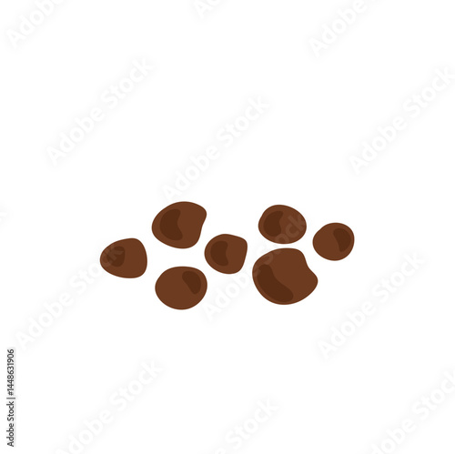 Bristol stool vector cartoon illustration