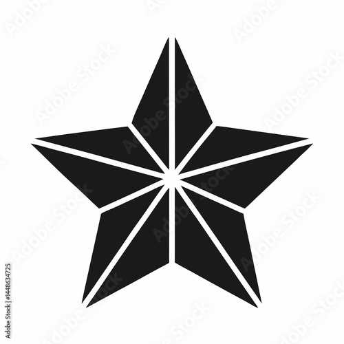 Star Icon Vector for Achievement, Success, and Awards Themes