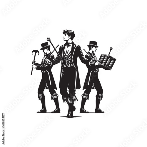 Morris Dancers Vector (2).eps