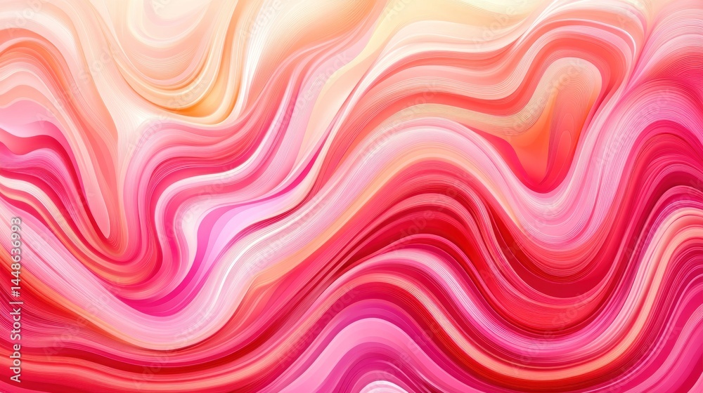 Fototapeta premium Abstract swirled pattern of vibrant colors.