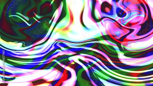 abstract fluid art motion graphics video clip
