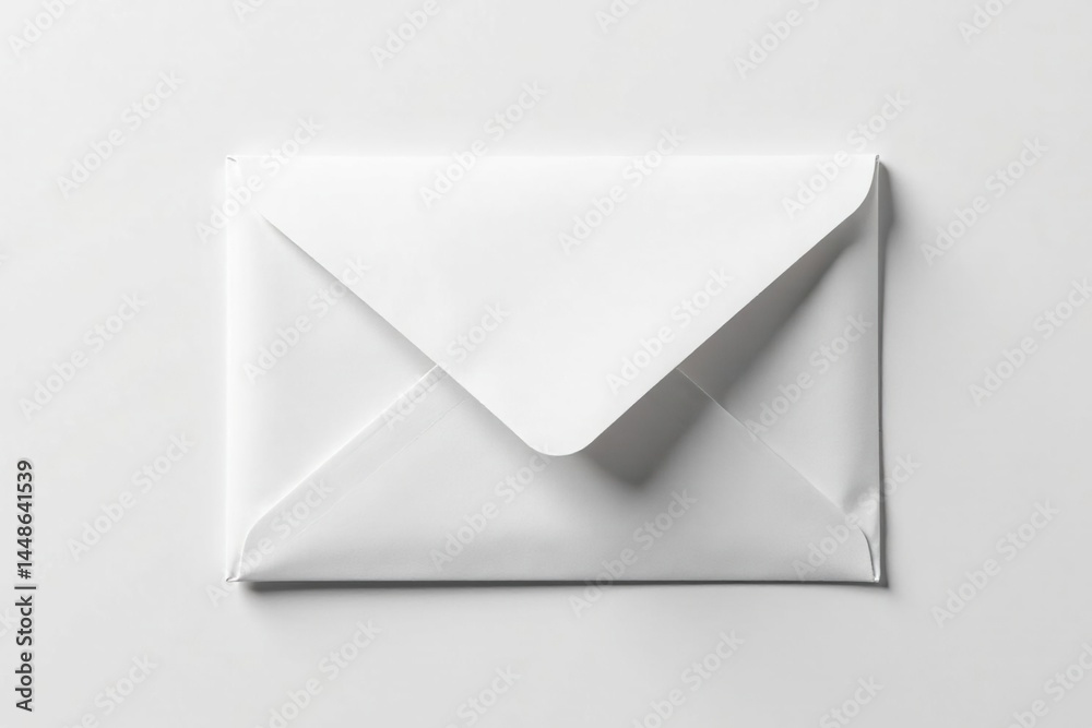 Sealed envelope, white background, confidential , secrecy, letter, undisclosed Sealed envelope, white background, confidential , secrecy, letter, undisclosed