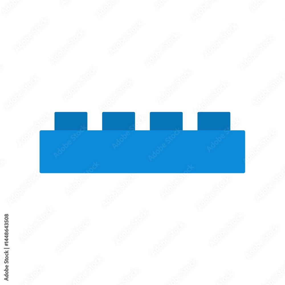 Building block toy for kid toy brick. Vector illustration. Building block toy for kid toy brick. Vector illustration.