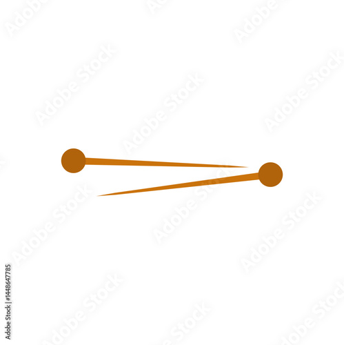 Knitting needles icon