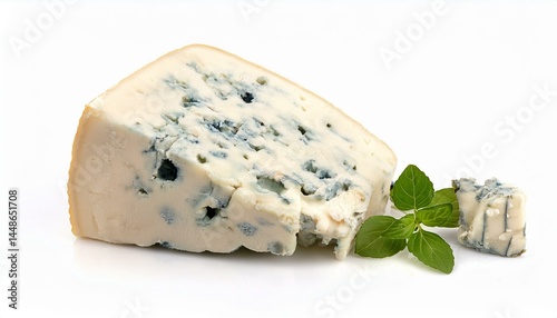 Blue cheese wedge with herbs