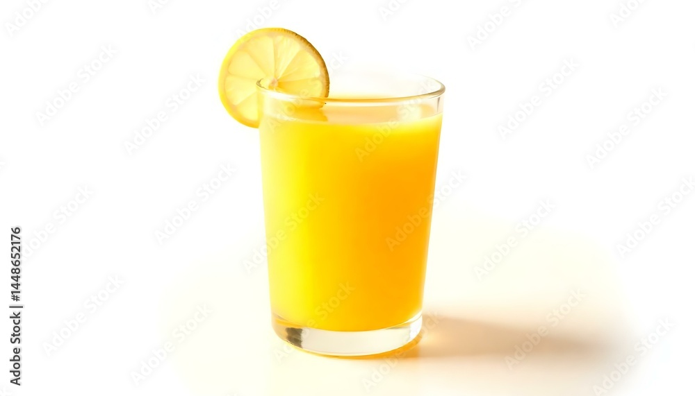 glass of orange juice isolated on a white background glass of orange juice isolated on a white background