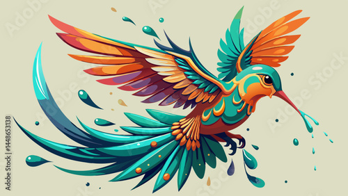 A swift rise from the water's mirror-like surface.
The fish escaped, but the moment was art.
Color, motion, and form blend in perfection.
Best for expressive vector bird portraits.