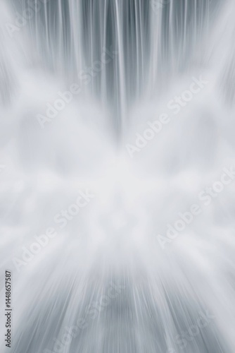 Waterfall Motion Blur: Serene Gray Abstract