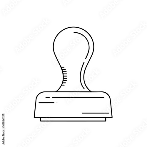Business rubber stamp illustration on white background  