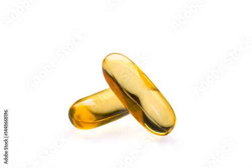 Obraz na płótnie Dietary supplement containing omega 3 fish oil capsules w salonie
