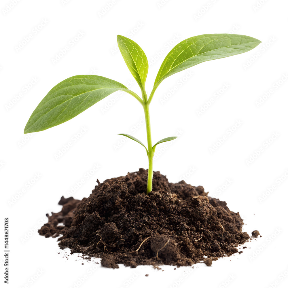 young spout seedling growing out of soil on transparent background png young spout seedling growing out of soil on transparent background png