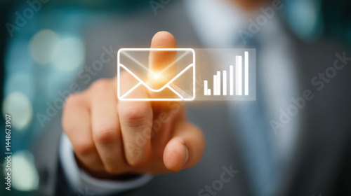 Tension builds as fingers hover over send button for crucial financial report email