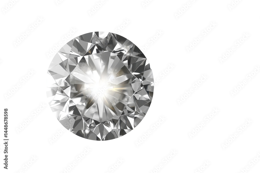 Isolated Shiny Diamond Isolated Shiny Diamond