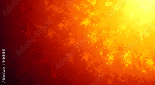 Abstract Fire Flames on Gradient Background Representing Heat, Energy, and Power