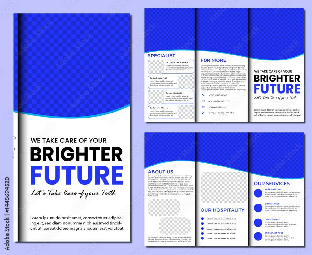 Modern Medical Hospital Brochure Design