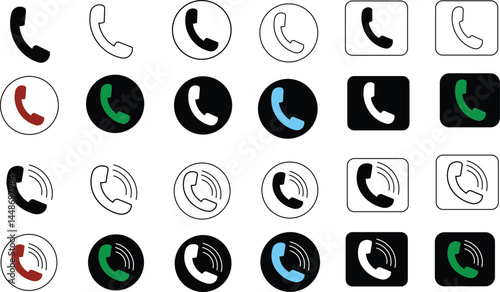 call icon and phone icon