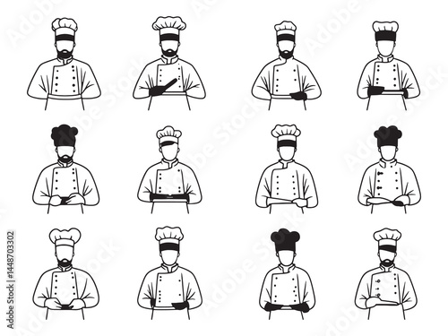 Elegant Private Chef Serving Food in Luxury Dining Room