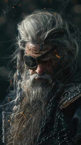 Bearded Skald of Storm and Ice
