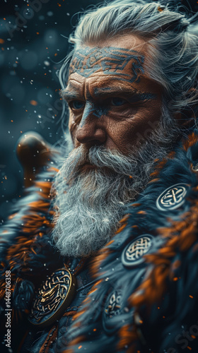 Thunder-Braided High Priest holding the Staff of Silence