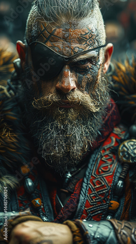 Rune-Marked Warrior Monk of Rune-Wrapped Lore