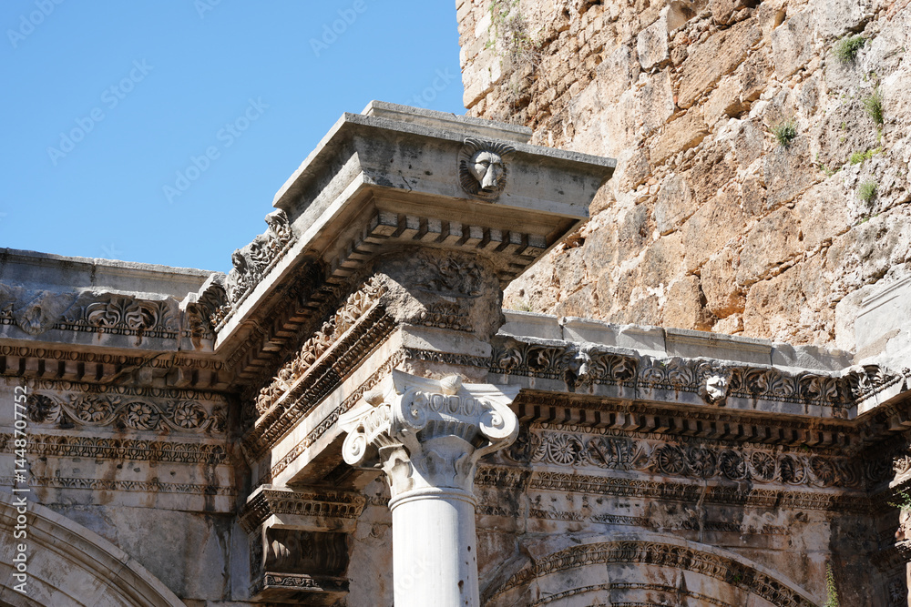 Obraz premium Hadrians Gate in Antalya, Turkiye