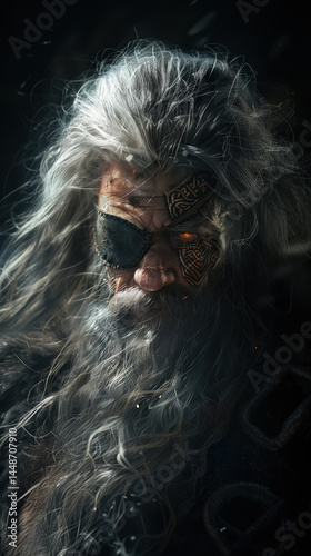 Spirit-Bound Sorcerer of Rune-Wrapped Lore