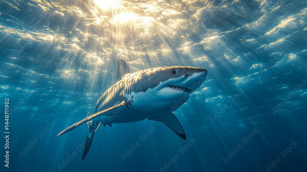 Obraz premium white shark