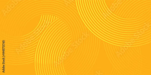 Pasta background, spaghetti abstract geometric pattern. Macaroni yellow poster. Wavy abstract pattern. vector
