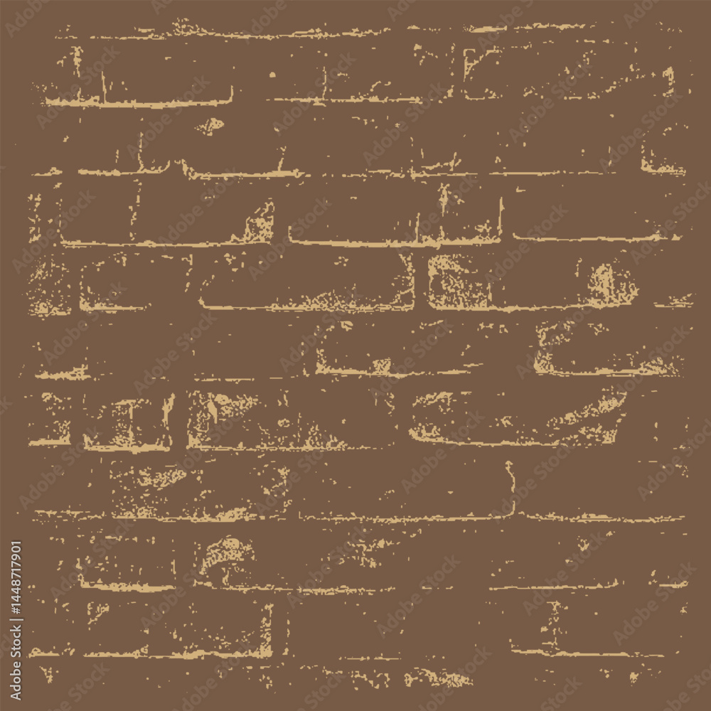 Fototapeta premium Faded monochrome brick wall backdrop
