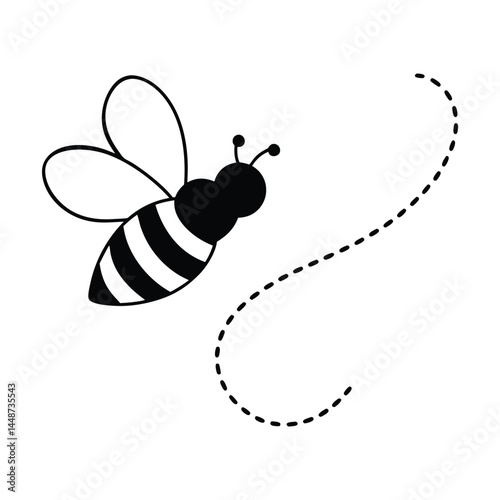 bee and honey