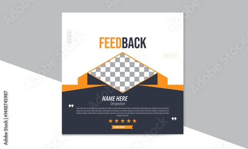 Client Testimonial Design. elegant and modern testimonial design,  clients feedback review template design. 