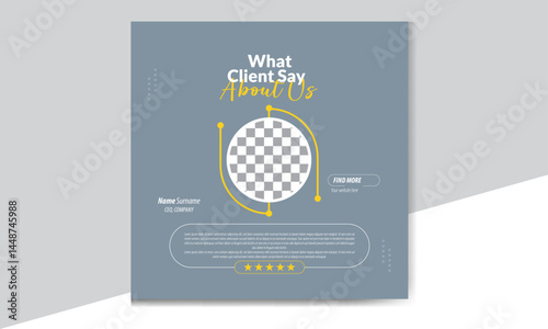 Minimal Yet Modern Client Testimonial Design, New client testimonial design template,  Simple, Sleek & Modern Testimonial Design.