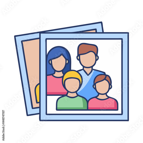 Family photo album picture frame memory snapshot portrait photography together love happiness