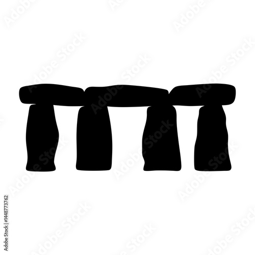 Silhouette of standing stones a Neolithic and Bronze Age Monument