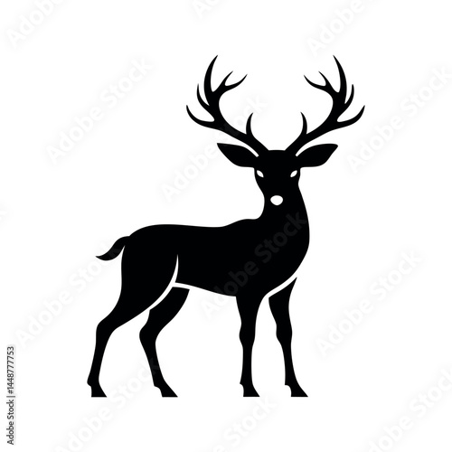 White Tailed Deer Forest Animal Art