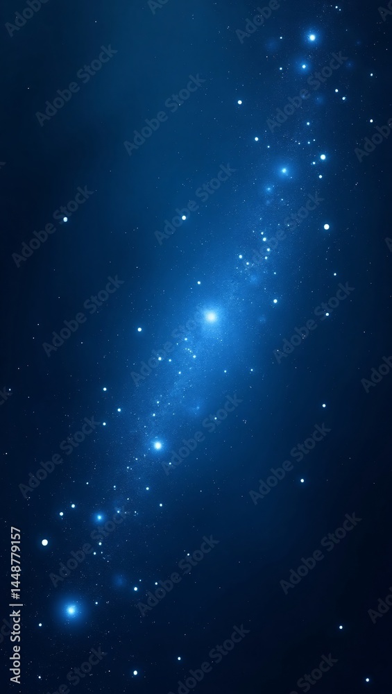Obraz premium A luminous and captivating night sky filled with a myriad of stars, evoking a sense of wonder and the vastness of space.