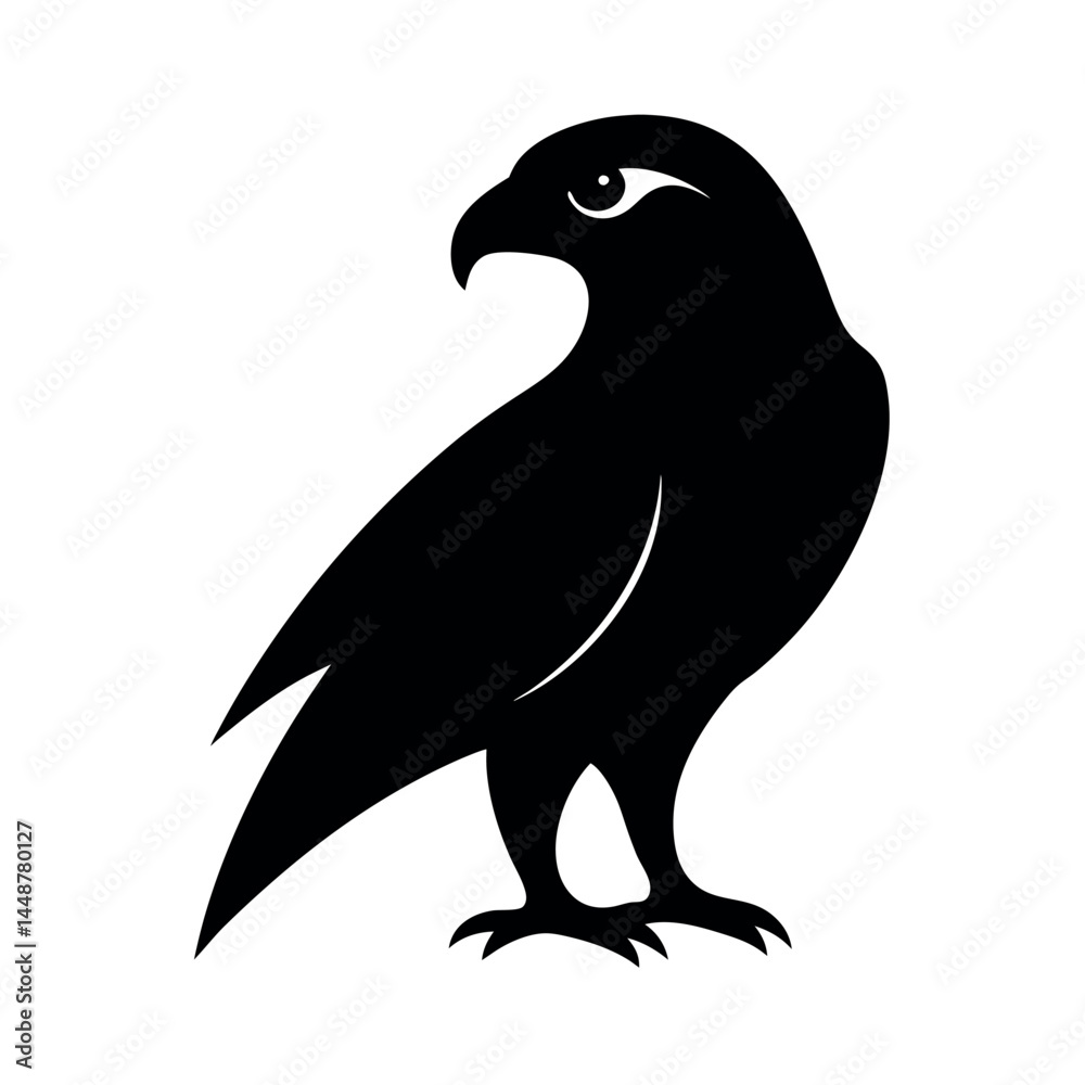 Fototapeta premium Peregrine Falcon Wildlife Vector Art